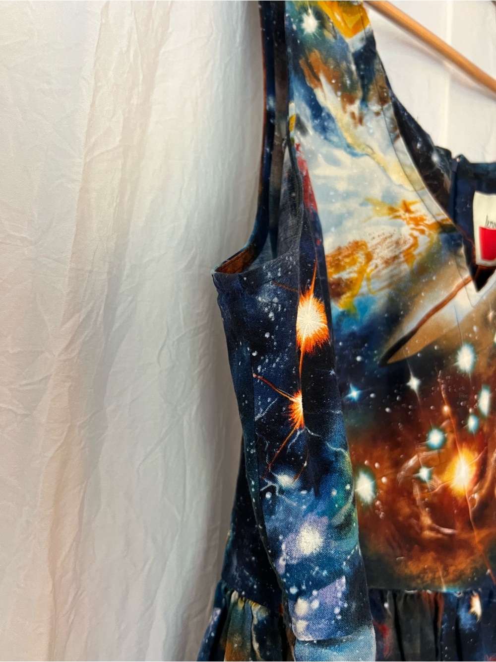 ModCloth Galaxy Universe Sleeveless Skater Dress, with pockets - Picture 6 of 8